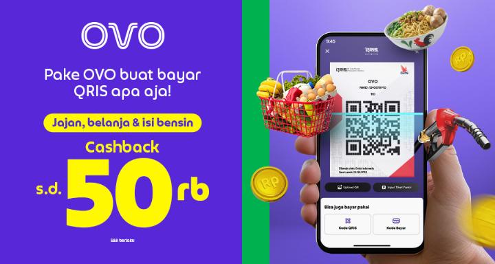 Ada QRIS, ada OVO, ada promo! OVO