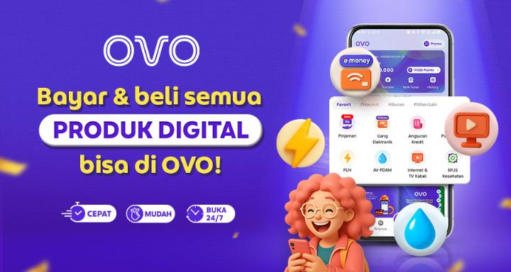 Bayar & beli semua produk digital di OVO OVO
