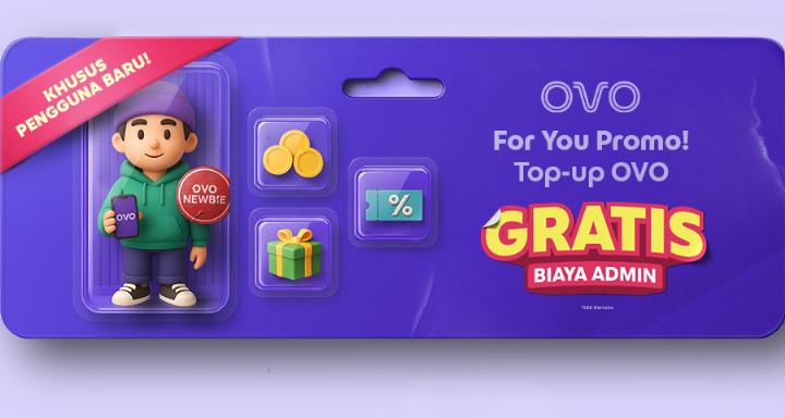 Top Up OVO sekarang GRATIS Biaya Admin OVO