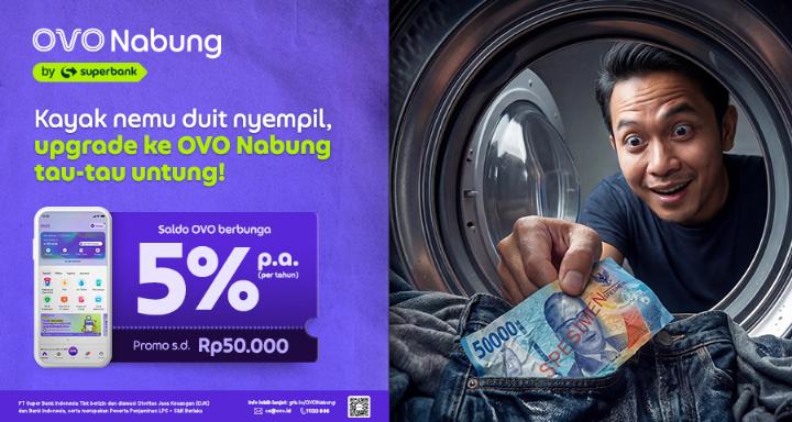 Ini Rek-Wallet OVO Nabung by Superbank! OVO