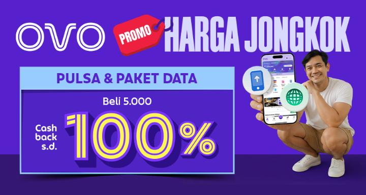 Eh seriusan isi pulsa cashback 100%?! 🤯 OVO
